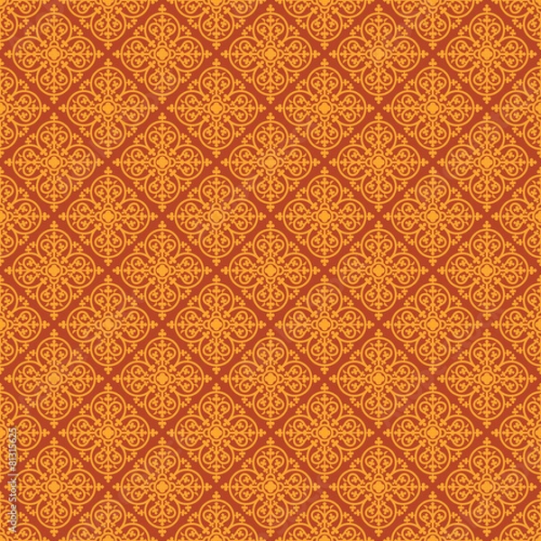 Fototapeta Seamless gothic vector pattern