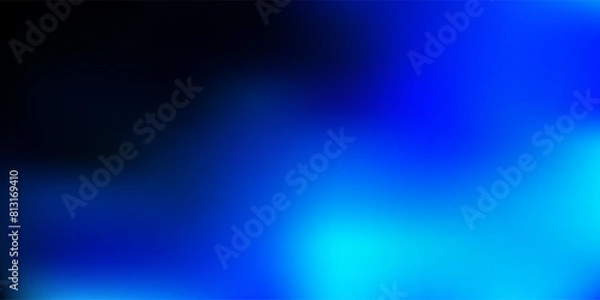 Fototapeta Dark blue vector abstract blur texture.