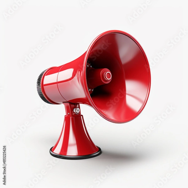 Obraz megaphone photorealistic photo of 3d render isolated
