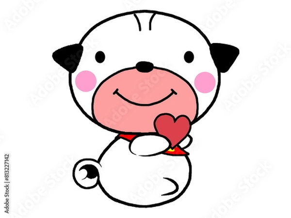 Obraz 大好きパグ