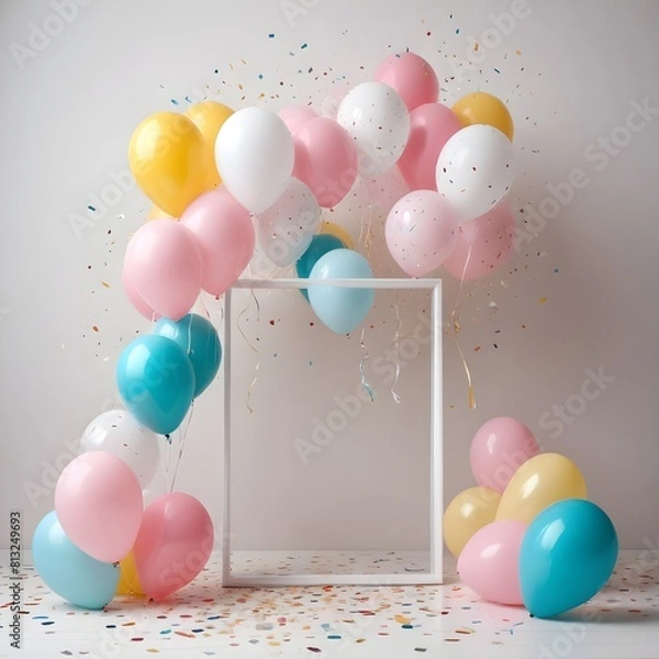 Obraz Birthday Invitation Card Backgrounds