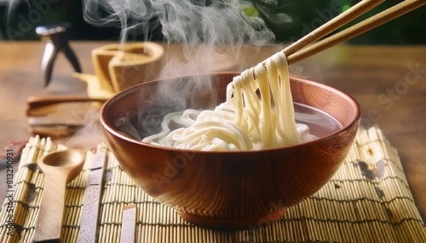Obraz 日本の代表的な家庭料理のうどん