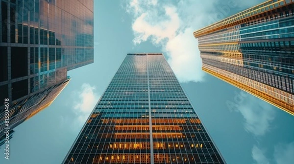 Obraz high tower in the city