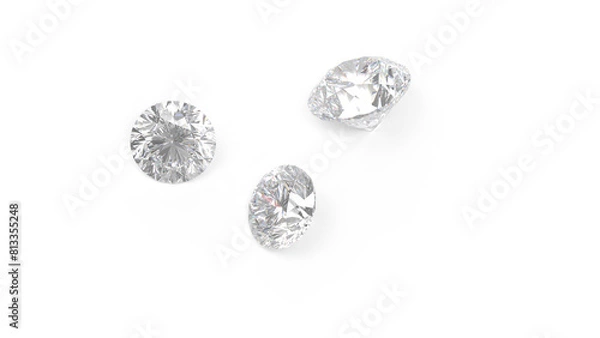 Obraz レンダリングされたダイアモンド　CG