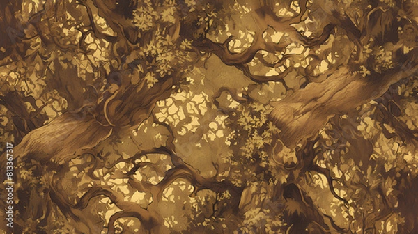 Fototapeta vintage tree root wooden abstract structure