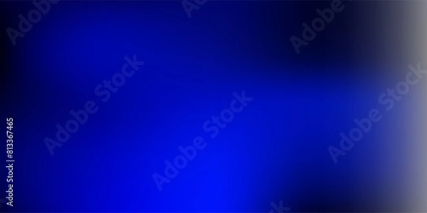 Fototapeta Dark blue vector gradient blur backdrop.