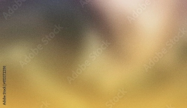 Obraz yellow gray , grainy noise grungy empty space , spray texture color gradient shine bright light and glow rough abstract retro vibe background template