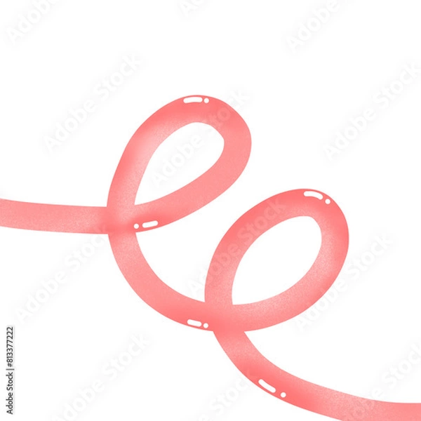 Fototapeta Line design red