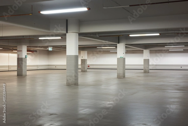 Obraz empty parking lot