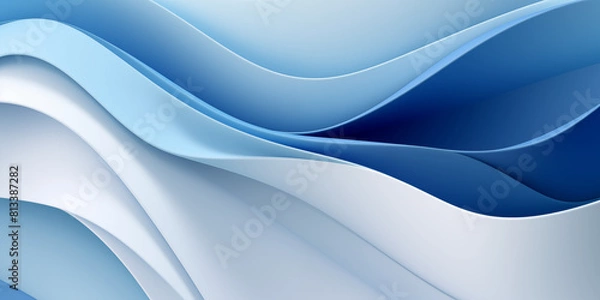 Obraz abstract blue wave background