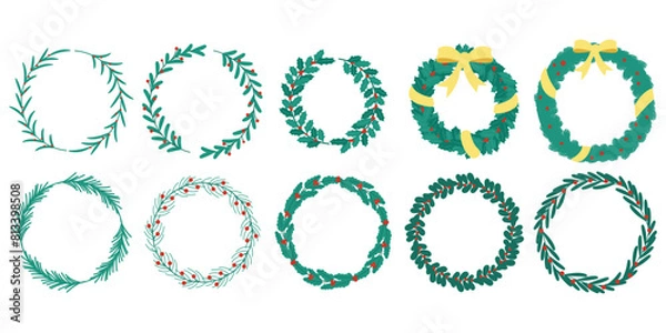 Obraz Christmas Leaves Ring