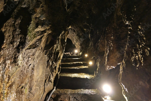 Obraz 日原鍾乳洞の内部
