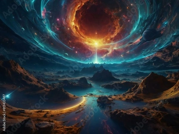 Obraz Galactic Energy Generative AI