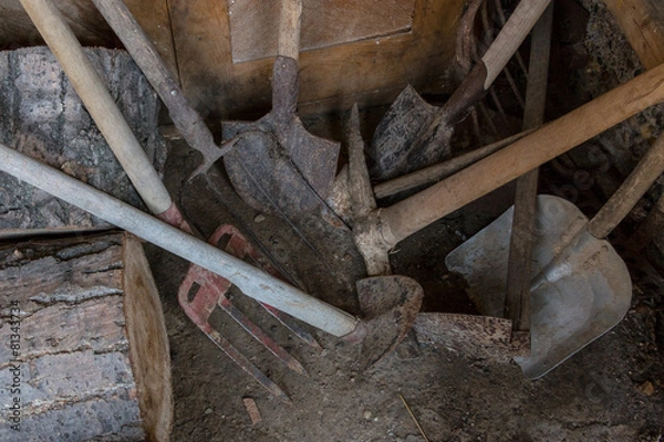 Fototapeta Garden tools