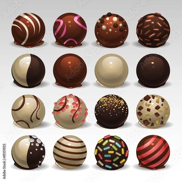 Fototapeta Candies set