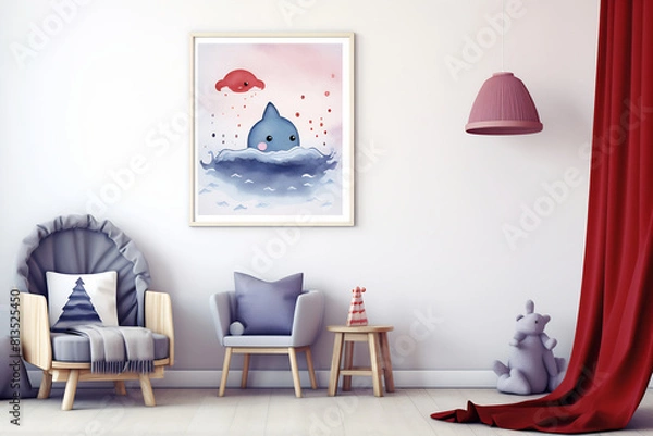Fototapeta Picture Illustration in Children's Room