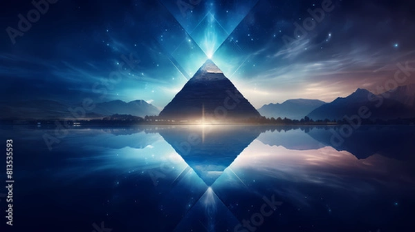 Obraz sacred geometry triangle