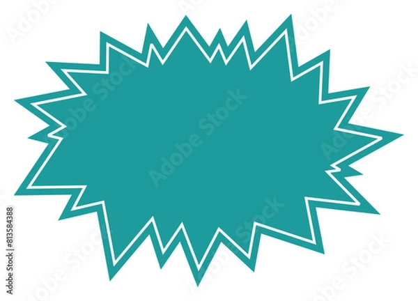 Fototapeta Cute Sticker Illustration Element Shape