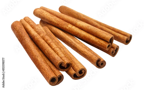 Obraz Delicious cinnamon sticks, cut out