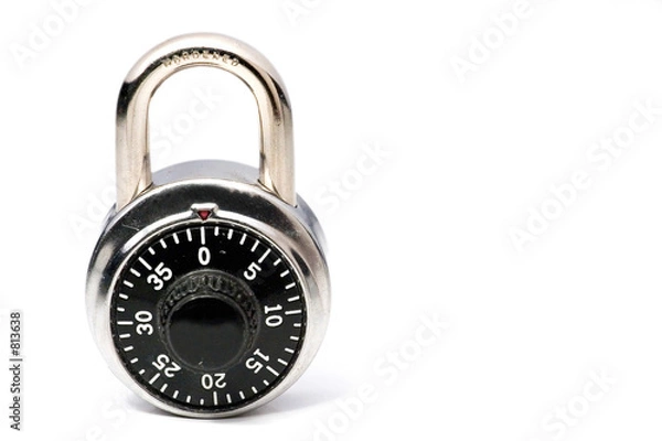 Obraz combination lock