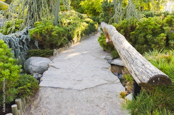 Obraz Quiet park path