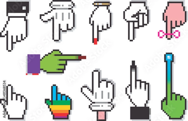 Obraz Cursor Hands For All Tastes