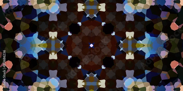 Fototapeta Seamless art pattern. Texture art watercolor pattern