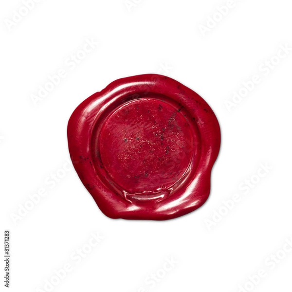 Obraz Pieczęć czerwona