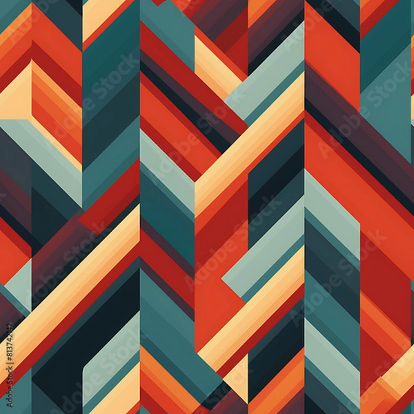 Fototapeta Abstract art, beautiful modern graphics can be used in a variety of designs.