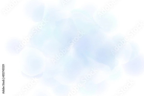 Obraz 寒色系のカラフルで幻想的な背景　アジサイ色の抽象背景　ファンタジー　
