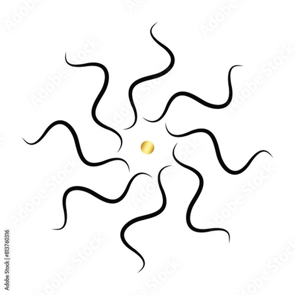 Obraz Beautiful vector illustration logo design