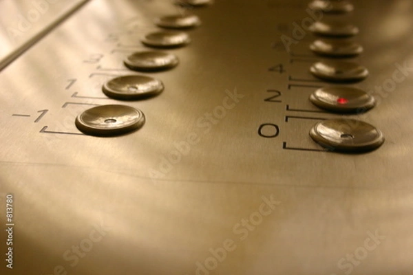 Fototapeta elavator buttons