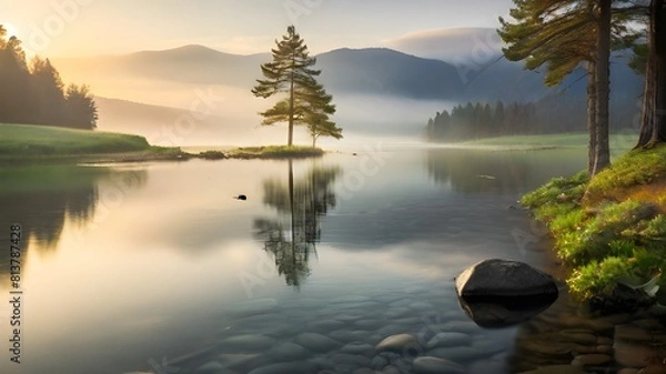 Obraz reflection in the water