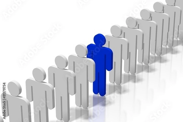 Fototapeta 3D puzzle concept