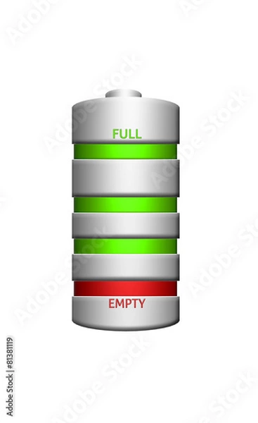 Fototapeta Battery charge