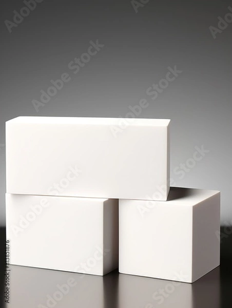 Fototapeta empty white box