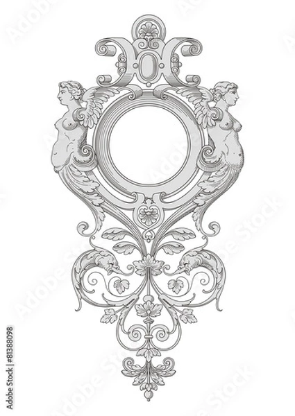 Obraz Decoration frame vector