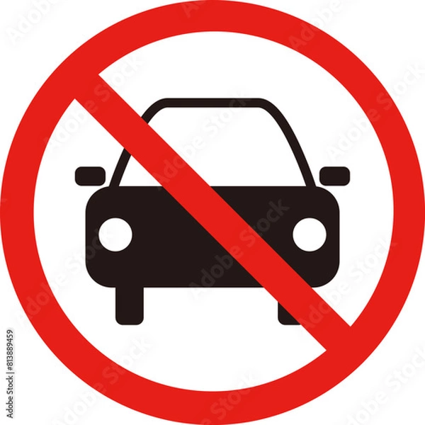 Obraz no parking sign