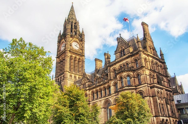 Fototapeta Manchester Town Hall