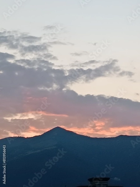 Fototapeta Lago e monti 