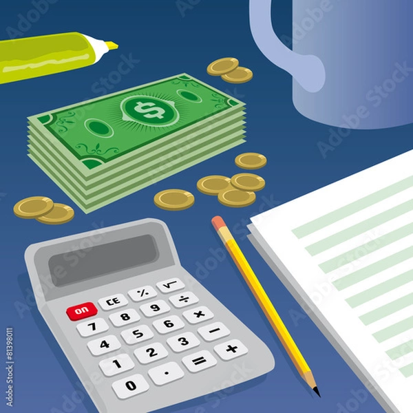 Obraz Money Vector Design Illustration