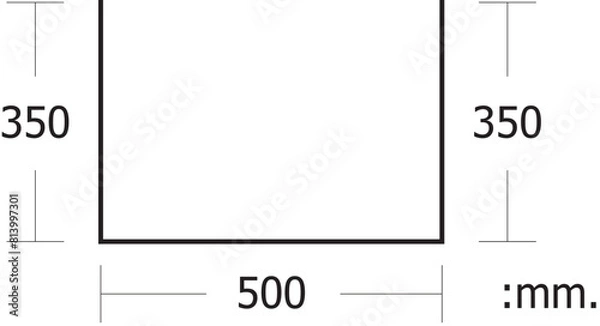 Obraz rain gutter 350x500x350mm