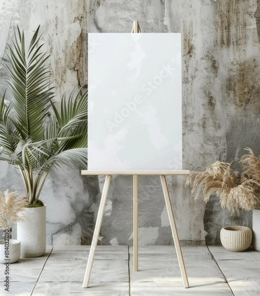 Obraz Mock Up Welcome Board, Template Sign