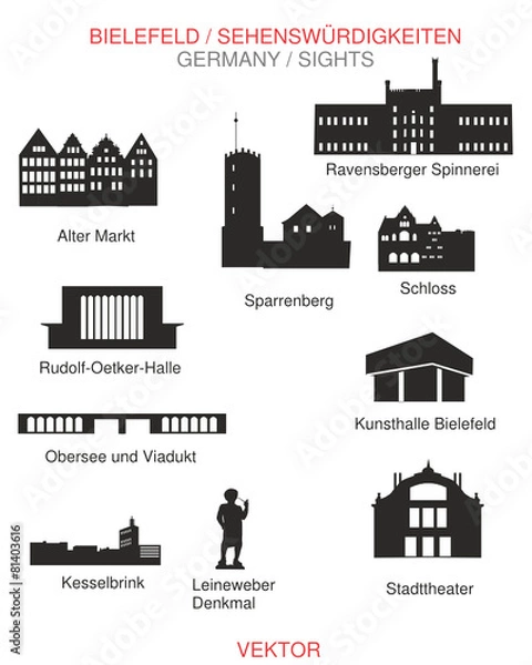 Obraz Sehenswürdigkeiten Bielefeld