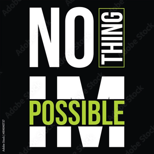 Obraz Vector typography design 