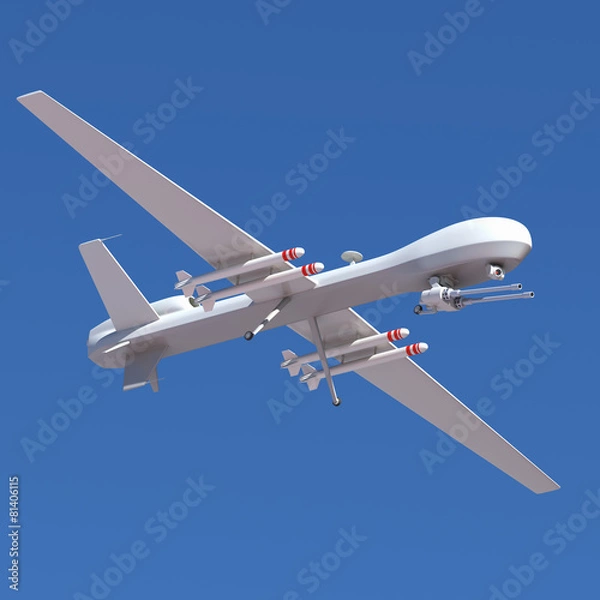 Obraz Combat drone flying