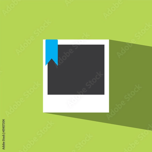 Obraz picture flat icon  vector illustration eps10