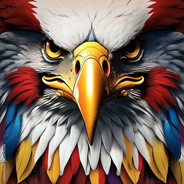 Fototapeta clown eagle 