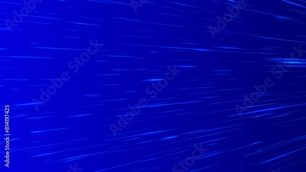 Fototapeta Abstract blue background with lighting lines texture technology dark background