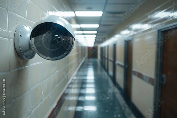 Fototapeta Prevention strategies in video technology-driven surveillance systems bolster security fortifications through enhanced domestic VPN functionalities.